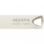 A-DATA Flash Drive 32GB UV210, USB 2.0, Металлич., Серебро