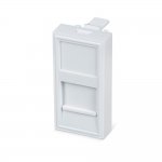 Rexant (03-0260) Вставка Mosaic 22,5x45, на 1 порт со шторкой