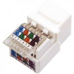 Rexant (03-1011) Модуль Keystone Jack RJ-45(8P8C), UTP, CAT 5e, тип 180 градусов, белый