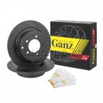 Диск тормозной задний перфорированный PRO-LINE с покрытием комплект CHRYSLER SEBRING/JEEP PATRIOT 2007- GANZ GIJ10139S