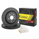 Диск тормозной задний перфорированный PRO-LINE с покрытием комплект VOLVO S60 II/S80 II/XC70 II ALL 06-> /VENT D=302MM GANZ GIJ06264S