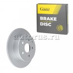 Диск тормозной задний с покрытием для TOYOTA AVENSIS (T25) (03-) GANZ GIJ10464