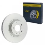 Диск тормозной передний L с покрытием AUDI Q7 06->/CAYENNE/TOUAREG ->10/VENT D=350MM GANZ GIJ06160