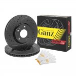 Диск тормозной передний перфорированный PRO-LINE с покрытием (комплект 2 шт) HYUNDAI I30 II/GRANDEUR/VELOSTER /VENT D=300MM GANZ GIJ10072S