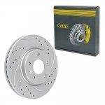 Диск тормозной передний перфорированный с покрытием (комплект 2 шт) OPEL ASTRA J/ZAFIRA C/CHEVROLET ORLANDO /D=300MM GANZ GIJ06234