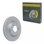 Диск тормозной передний с покрытием AUDI A4(B5)/ VW PASSAT B5 /VENT.D=280MM GANZ GIJ10182