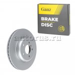 Диск тормозной передний с покрытием BMW F10 GANZ GIJ10424