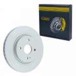 Диск тормозной передний с покрытием FORD FIESTA VI 10->/MAZDA 2 08-> /VENT.D=258MM GANZ GIJ06217