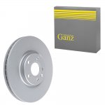Диск тормозной передний с покрытием GEELY TUGELLA 19- VOLVO S/V60/90,XC40/60/90 15- GANZ GIJ10327