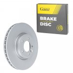 Диск тормозной передний с покрытием LAND ROVER GANZ GIJ10409