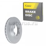 Диск тормозной передний с покрытием для FORD TRANSIT (06-)/VENT D=300MM GANZ GIJ10455