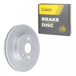 Диск тормозной передний с покрытием для KIA RIO (00-05) GANZ GIJ10446