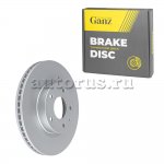 Диск тормозной передний с покрытием для MAZDA 3 (13-19)/ AXELA (13-19)/ CX-3 (13-) GANZ GIJ10421