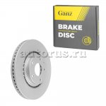 Диск тормозной передний с покрытием для MAZDA CX 9 (17-) GANZ GIJ10604