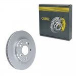 Диск тормозной передний с покрытием для MERCEDES BENZ 190 (W201) 84-93, CLASSE E (W124) 87 GANZ GIJ10258