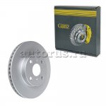 Диск тормозной передний с покрытием для TOYOTA YARIS II 2006-> /D=255MM GANZ GIJ10264