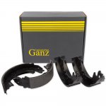 Колодки барабанные для HYUNDAI H1/H100/KIA Bongo/MAZDA E-Serie/D=220x57mm GANZ GIJ20063