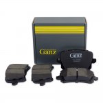 Колодки задние (без датчика) AD A3 A6 VW G4 G5 B5 B6 Tiguan GANZ GIJ07054