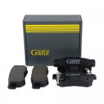 Колодки задние HYUNDAI GETZ/MATRIX/SANTA FE/SONATA/TUCSON GANZ GIJ07030