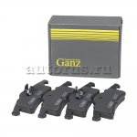 Колодки задние для JEEP Cherokee/Grand Cherokee II 99-05 GANZ GIJ07134