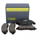 Колодки передние GreatWall Hover H3/H5. CHEVROLET Blazer I GANZ GIJ09018
