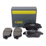 Колодки передние KIA OPTIMA 2.4 11- 16" и 17" GANZ GIJ07062