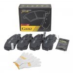 Колодки передние PRO-Line Ceramic HYUNDAI Solaris 10- GANZ GIJ09001C