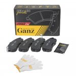 Колодки передние PRO-Line Ceramic NISSAN Teana II 08->/Tiida/Juke/Cube 10-> GANZ GIJ09004C