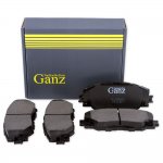 Колодки передние TOYOTA COROLLA 06- / Auris 1.4-1.6 07- GANZ GIJ09033