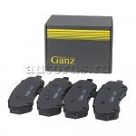 Колодки передние для MERCEDES BENZ GLK-KLASSE X204 (2008>) GANZ GIJ09318