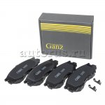 Колодки передние для MITSUBISHI Outlander/Galant/Pajero+PSA C-Crosser GANZ GIJ09369
