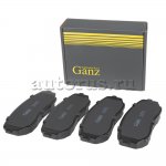 Колодки тормозные передние MAZDA CX9,CX7 (07-) /MITSUBISHI PAJERO SPORT III GANZ GIJ09601