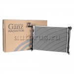 Радиатор охлаждения основной для HYUNDAI I30/KIA Ceed I all 07-12 /АКПП GANZ GIJ21235