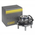 Ступица передняя в сборе L=R (с датчиком АБС) для SSANGYONG Rexton (03-) (D27,E32) GANZ GIK05089