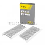 Фильтр салонный (угольный) для RENAULT Laguna III (07-) GANZ GIR03405