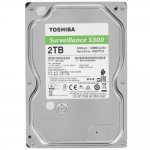2TB Toshiba Surveillance S300 (HDWT720UZSVA/HDKPB04Z0A01) {SATA 6.0Gb/s, 5400 rpm, 128Mb buffer, 3.5″ для видеонаблюдения}
