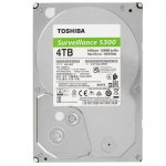 4TB Toshiba Surveillance S300 (HDWT840UZSVA) {SATA 6.0Gb/s, 5400 rpm, 256Mb buffer, 3.5″ для видеонаблюдения}
