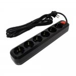 5bites SP6B-330 Сетевой фильтр 6S / 3*1.5MM2 / 16A / ABS / 3M / BLACK