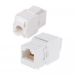 Rexant (05-1052) Модуль Keystone Jack RJ-45(8P8C) UTP, CAT 6, тип 180 градусов, самозажимной, белый