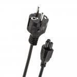 Telecom TP022-1.8-BK Кабель питания для ноутбуков, 3-pin, с заземлением, 220V (Европейский стандарт)1,8m