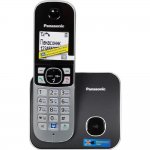 Panasonic KX-TG6811RUB (черный) {Беспроводной DECT,40 мелодий,телефонный справочник 120 зап.}