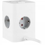 BURO BU-PTE4.1UC-W 1.5м (4 розетки) белый (коробка) {2090199}