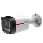 DAHUA DH-IPC-HFW2449TLP-S-LED-0360B-PRO Уличная цилиндрическая IP-видеокамера WizColor 4Мп, 1/1.8” CMOS, объектив 3.6мм, видеоаналитика, микрофон, LED 50м, IP67, металл