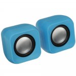 RITMIX SP-3010 blue {RMS: 5 Вт (2 х 2,5 Вт), Диаметр динамиков: 2’’, Частотный диапазон: 100 -20 кГЦ, Отношение сигнал/шум: ?80 дБ}