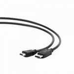 Кабель DisplayPort-HDMI Gembird/Cablexpert 1м, 20M/19M, черный, экран, пакет(CC-DP-HDMI-1M)