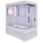 1STPLAYER MIKU Mi7-A White / ATX / 3x120mm LED fans / Mi7-A-WH-2F1R-W-1F1-W