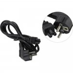 Exegate ES281010RUS Кабель питания ноутбуков ExeGate Special PC5-1,8S (Евровилка Schuko->С5) (3-pin) 0.75mm2, ССА, черный, 1.8м.