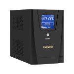 Exegate EP285492RUS ИБП ExeGate SpecialPro Smart LLB-1200.LCD.AVR.C13.RJ.USB <1200VA/750W, LCD, AVR, 6*IEC-C13, RJ45/11, USB, Black>