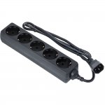 Exegate EX221202RUS Сетевой фильтр Exegate SPU-5-1.8B (5 розеток, 1.8м, UPS вилка, черный)