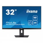 LCD IIYAMA 31.5″ XUB3293UHSN-B5 {IPS 3840x2160 75Hz 4ms 350cd 1000:1 10bit(8bit+FRC) HDMI DisplayPort 2xUSB3.0 USB-C(PD 65W) RJ45 2x3W HAS VESA}